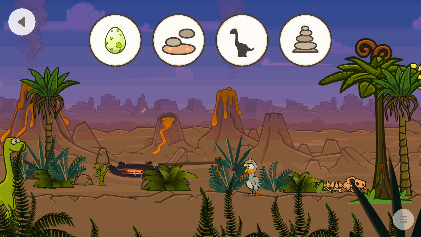 The dinosaur world