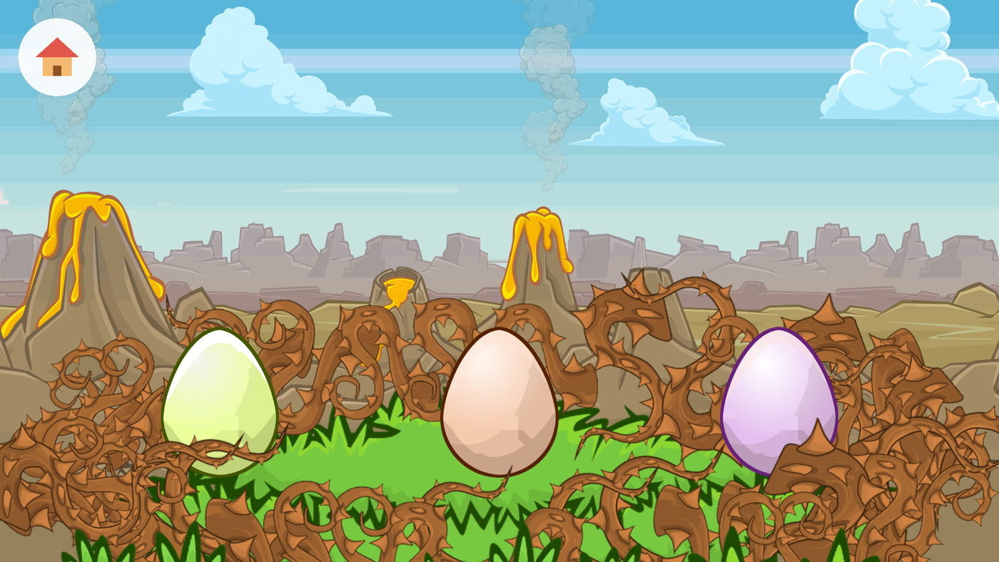 Hatching dinosaur eggs